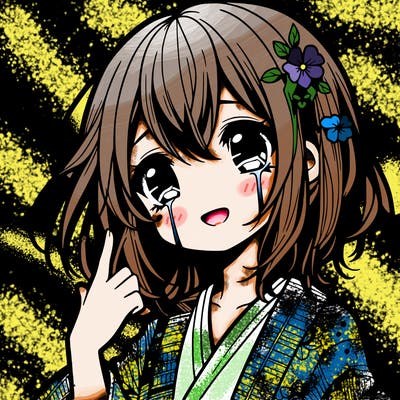 anime sad emo girl