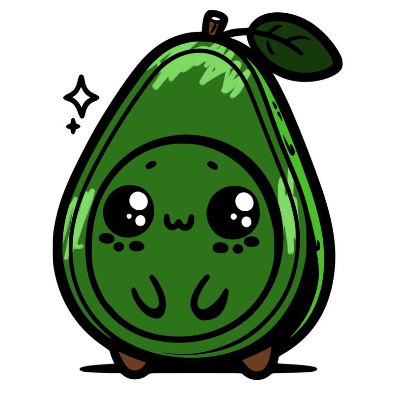 cute avocado