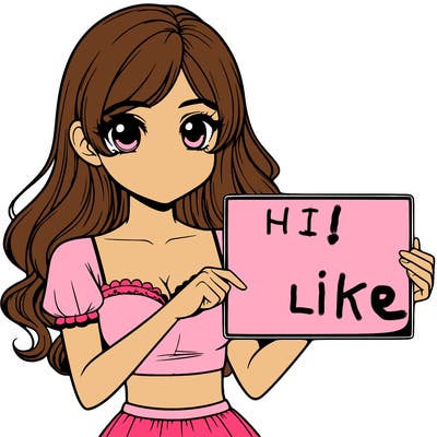 realistic pretty girl holding blank sign