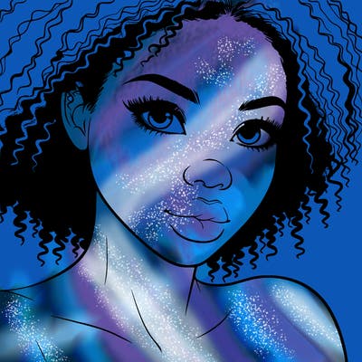 realistic black girl