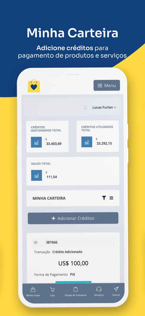 Pede Inbox - Shopping App | MWM