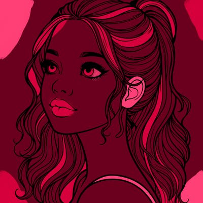 beautiful realistic girl