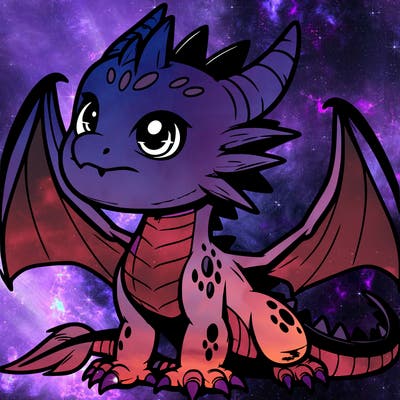 fierce baby night dragon