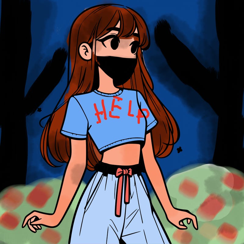 girl in a cute crop top