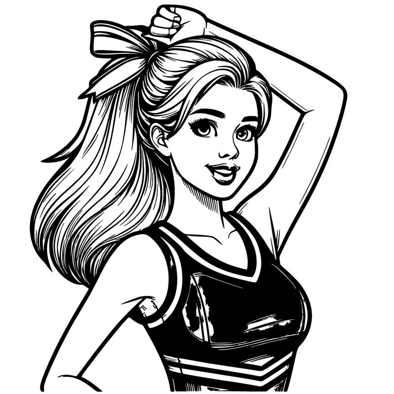 realistic cheerleader