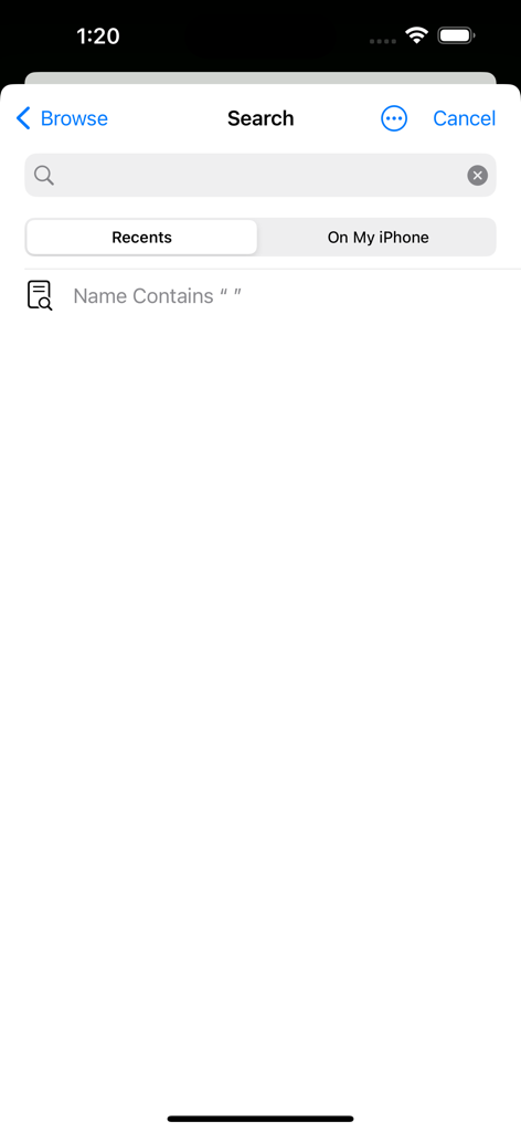 Super Slow Downer - Interface for searching local music files in Super Slow Downer