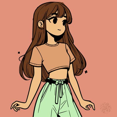 girl in a cute crop top