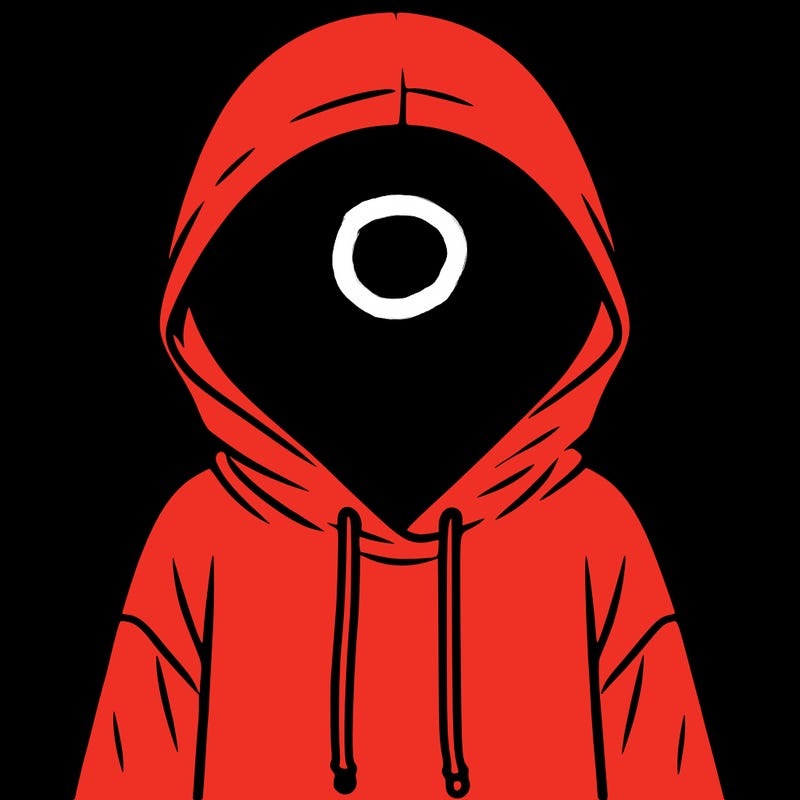faceless girl in hoodie