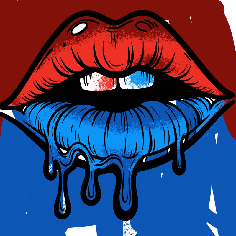 lips that look realistic and drip