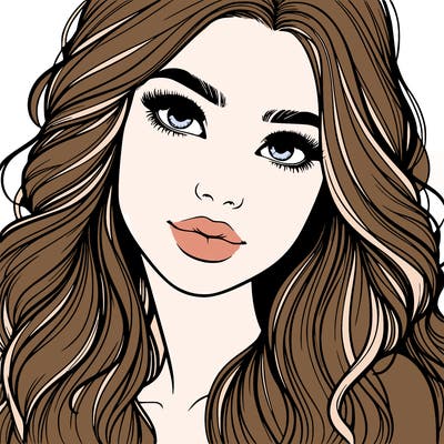 beautiful realistic girl