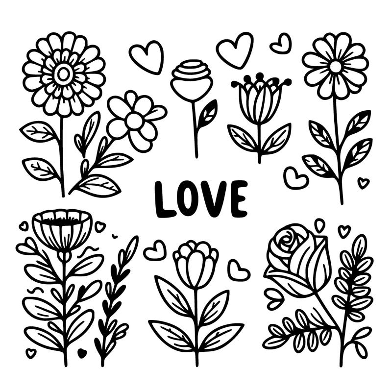 love described by flowers