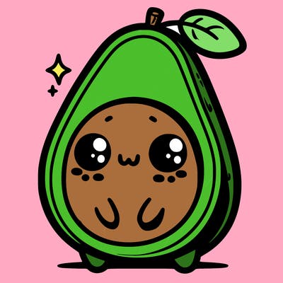 cute avocado