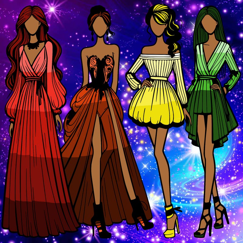 fashion models dresses