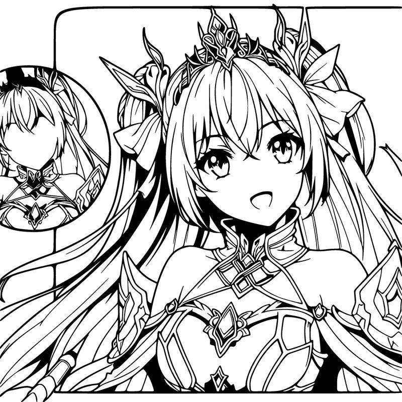 a realistic anime warrior princess