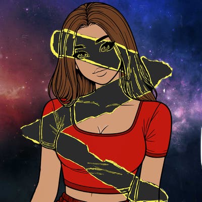 realistic girl with crop top