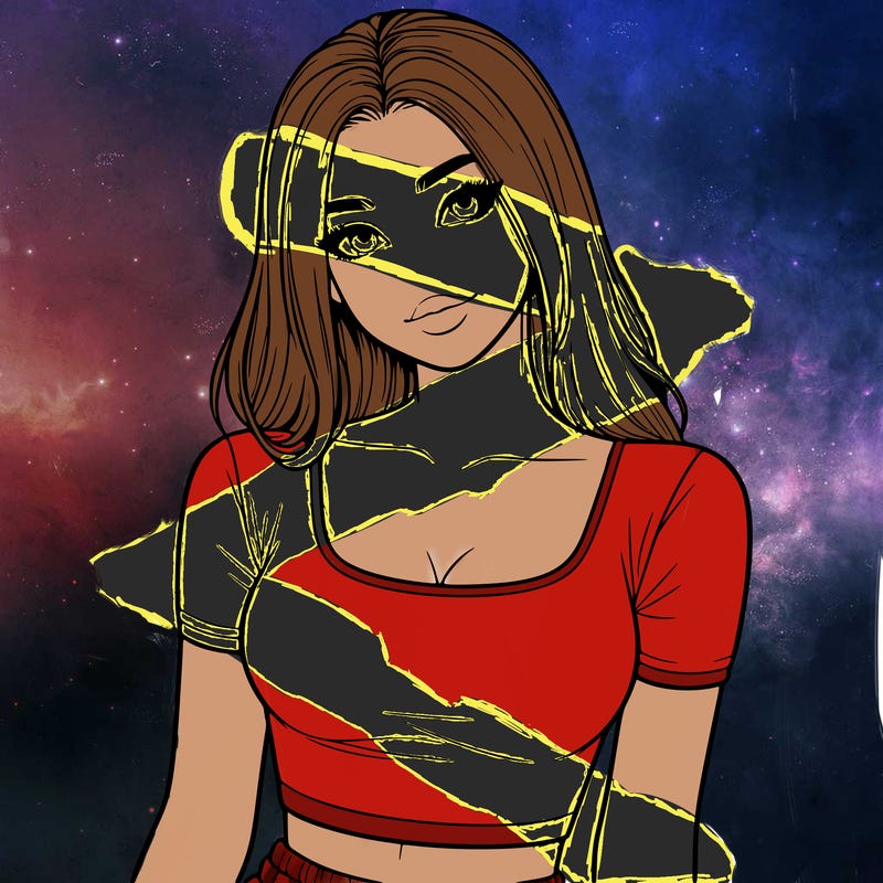 realistic girl with crop top