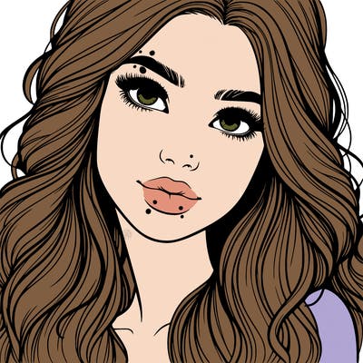 beautiful realistic girl