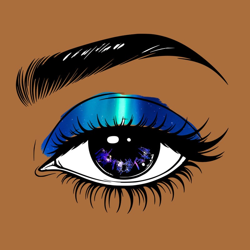 eye closed realistic