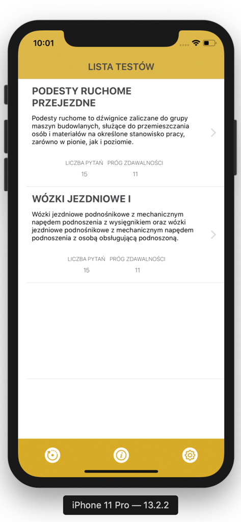 Testy UDT - Education App | MWM
