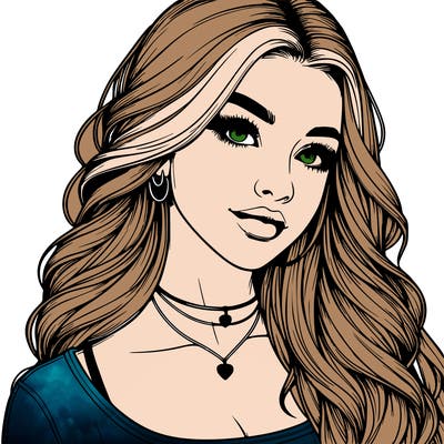 detailed realistic girl