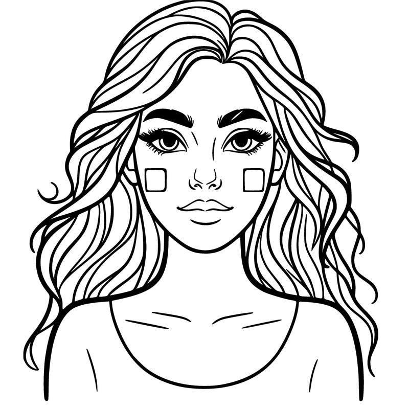 woman with no make up