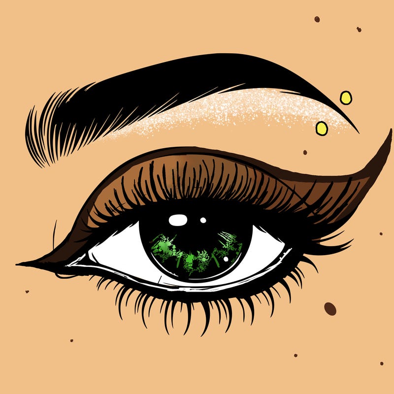 eye closed realistic