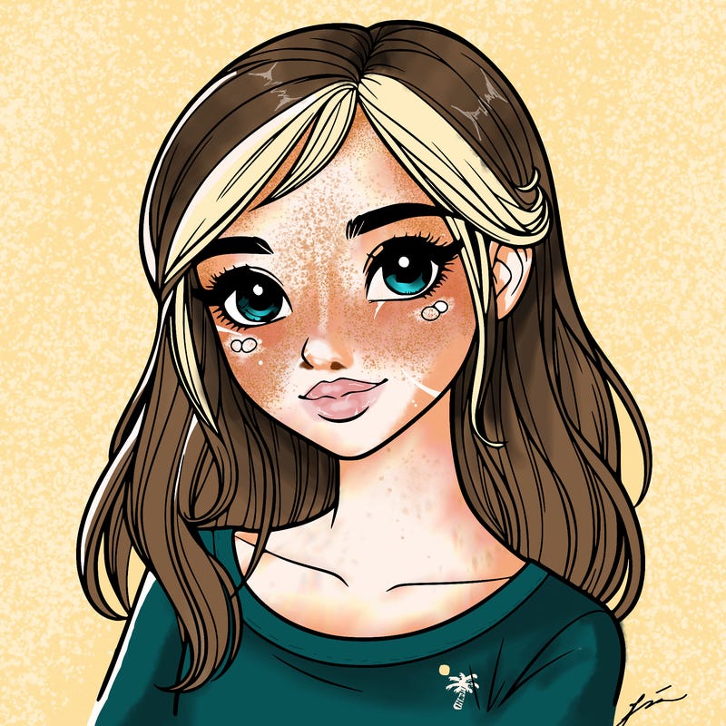 one realistic pretty girl