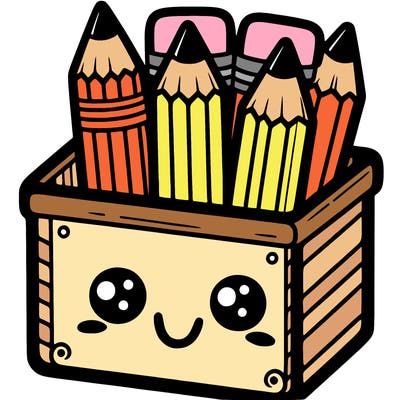 a pencil box