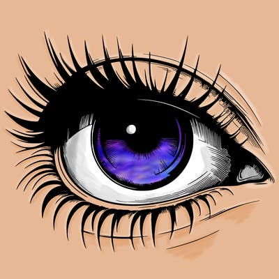 realistic eye
