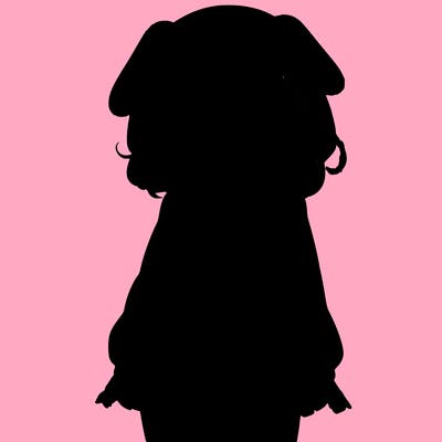 pretty anime girl wearing a fluffy hoodie with bunny ears on the hood and a skirt