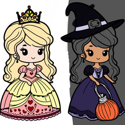 princess as a witch