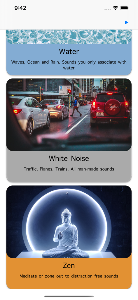Calming Sounds - Health & Fitness App | MWM