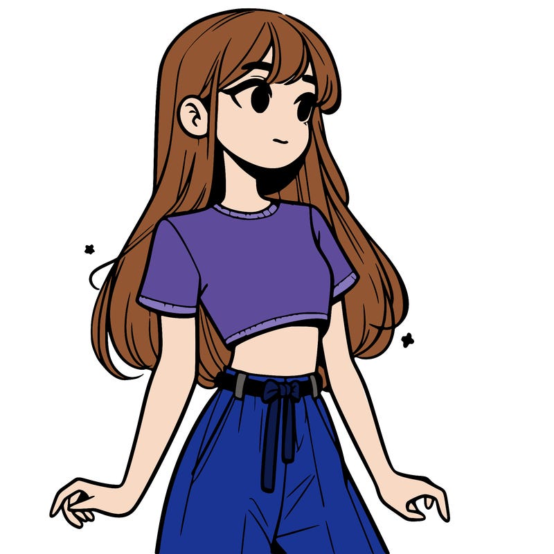 girl in a cute crop top