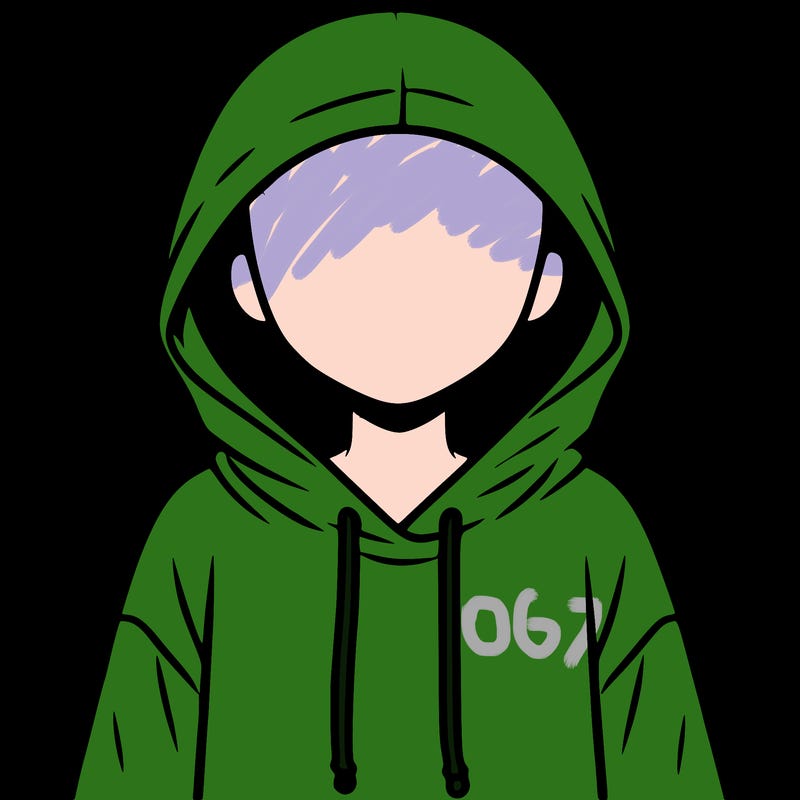 faceless girl in hoodie