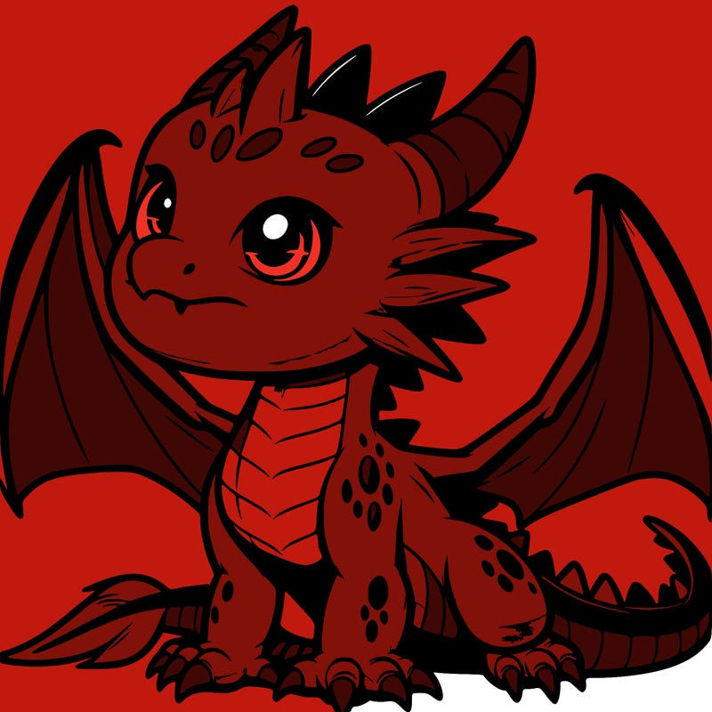 fierce baby night dragon
