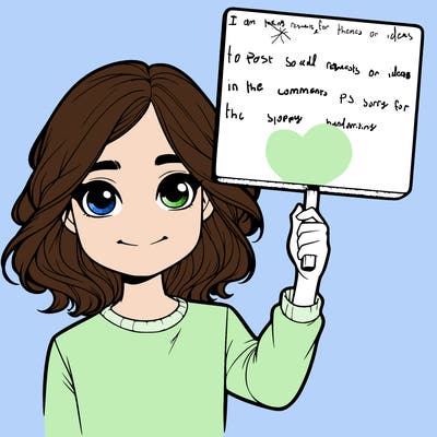 realistic girl holding up a sign