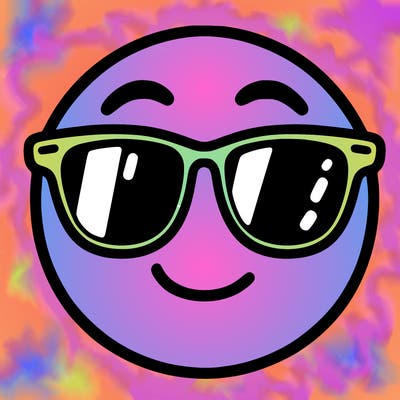 emoji with sunglasses