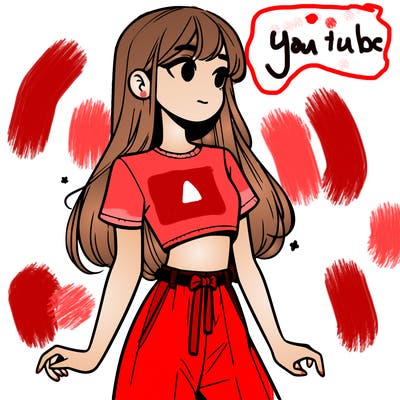 girl in a cute crop top