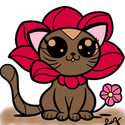 flower cat