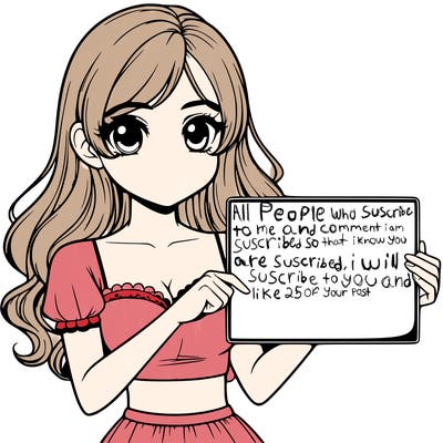 realistic pretty girl holding blank sign