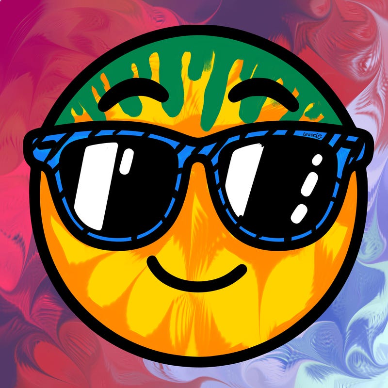 emoji with sunglasses