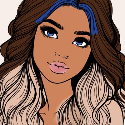 beautiful realistic girl