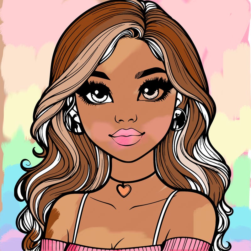 realistic pretty girl