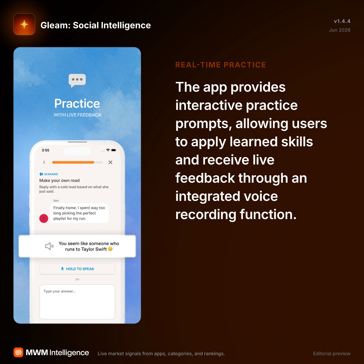 Gleam: Social Intelligence - Education App | MWM