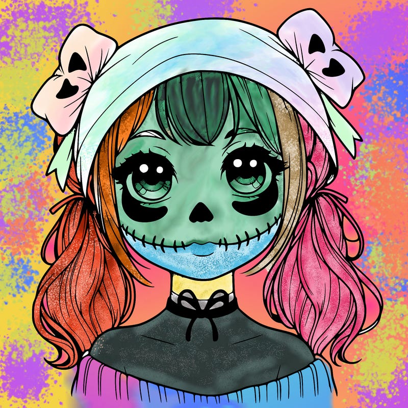 realistic girl halloween