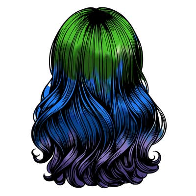 hair relistic  girl