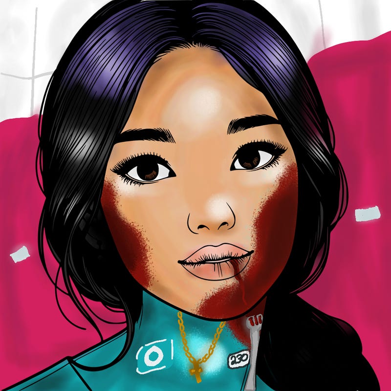 beautiful realistic asian woman