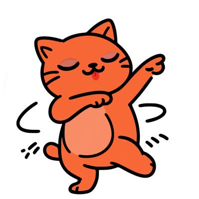 cat dancing