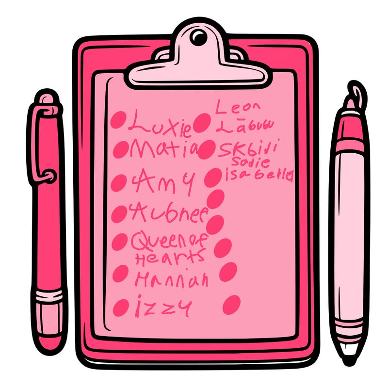 blank clip board with pen