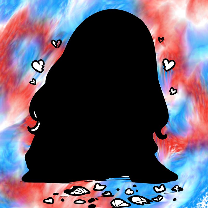 a girl after a breakup